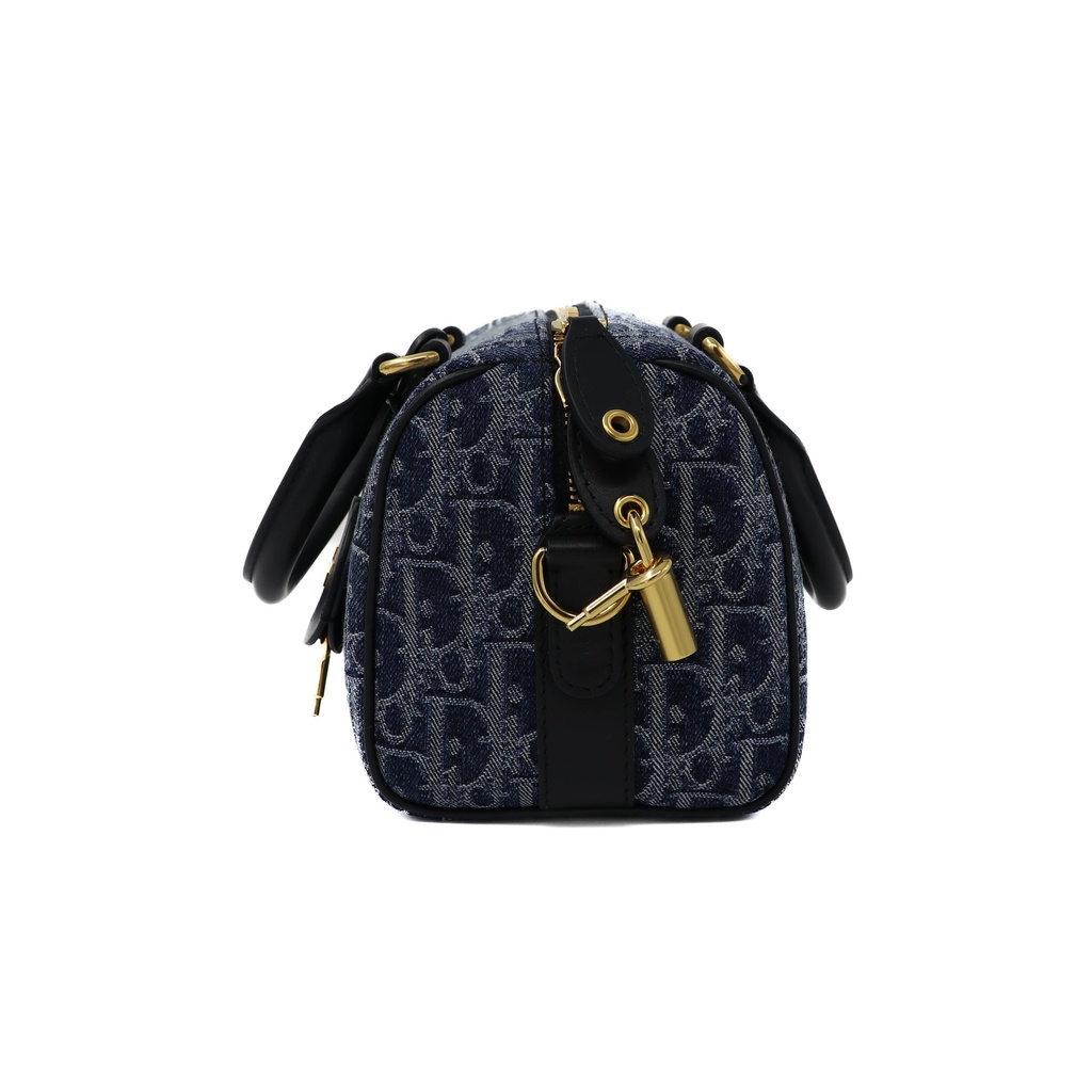 Christian Dior Groove 20 Bag Denim Oblique Jaquard