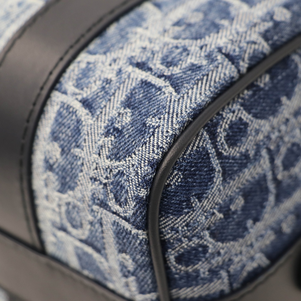 Christian Dior Groove 20 Bag Denim Oblique Jaquard
