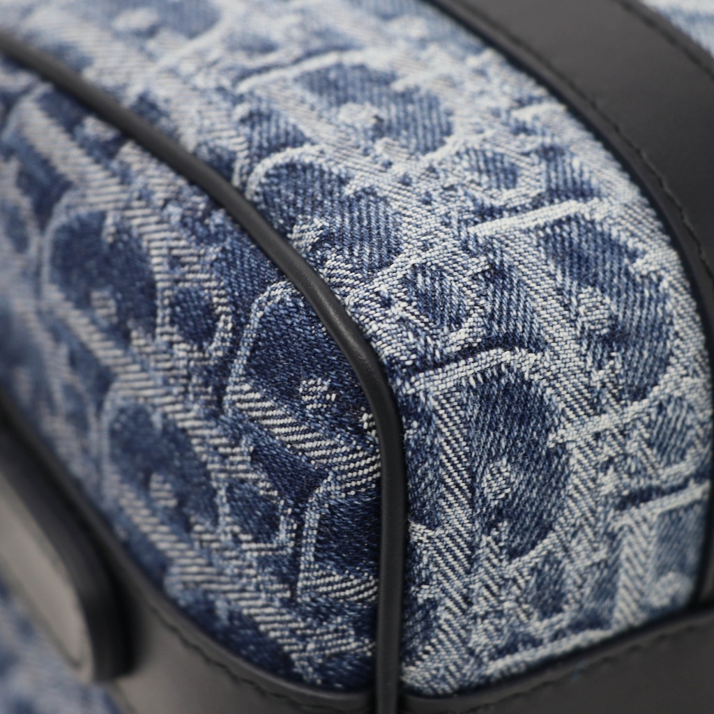 Christian Dior Groove 20 Bag Denim Oblique Jaquard