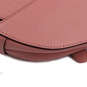 Christiano Dior Mini Pink Leather Saddle Bag