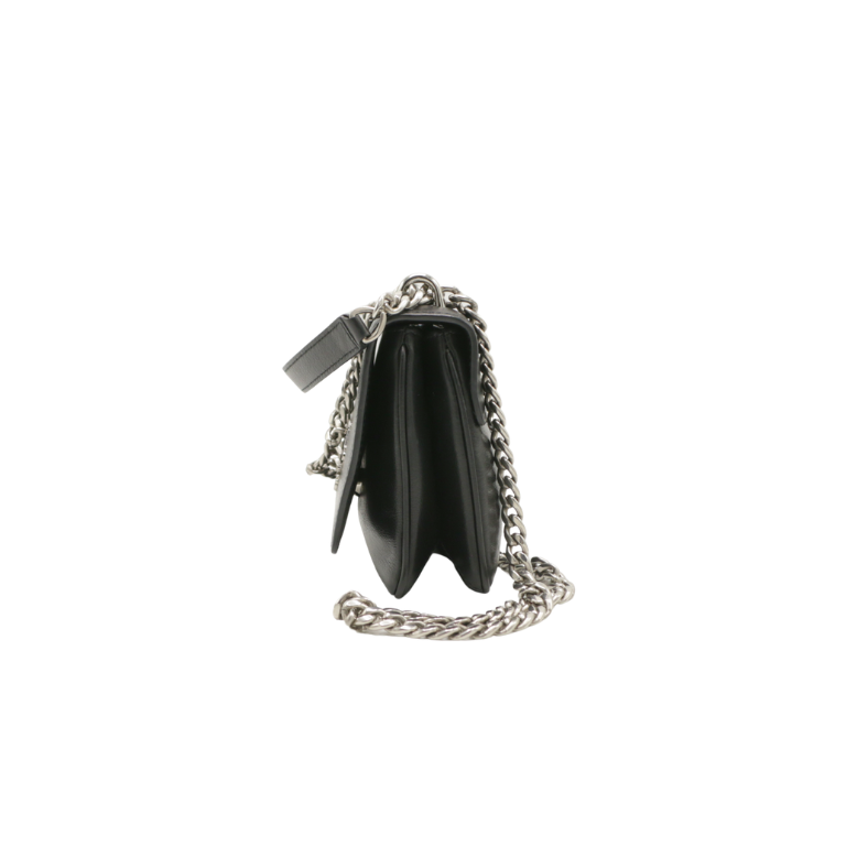 Prada Black Leather Diagramme Crossbody Bag