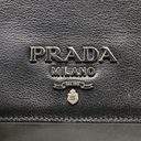 Prada Black Leather Diagramme Crossbody Bag