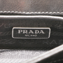 Prada Black Leather Diagramme Crossbody Bag