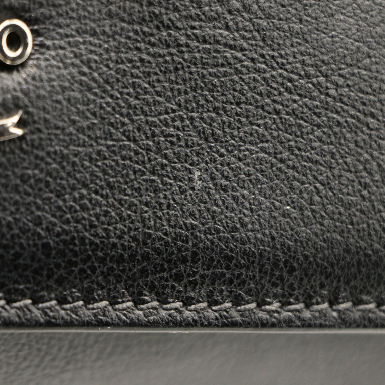 Prada Black Leather Diagramme Crossbody Bag