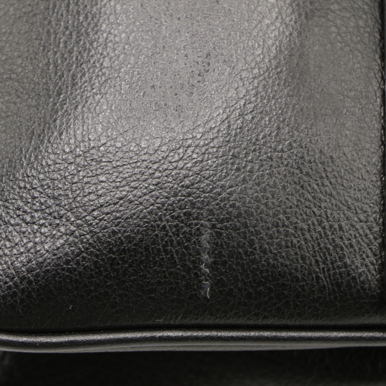 Prada Black Leather Diagramme Crossbody Bag