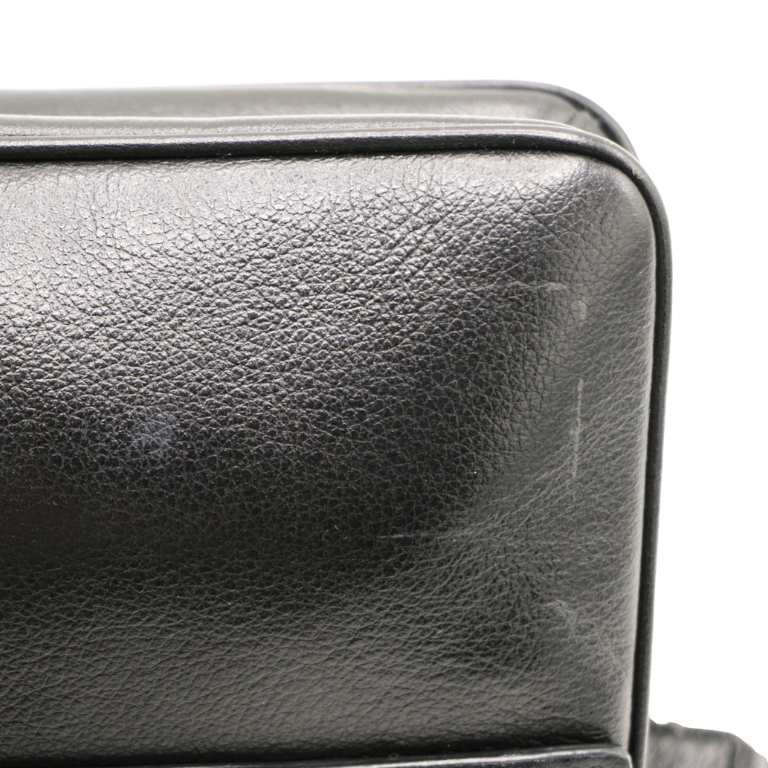 Prada Black Leather Diagramme Crossbody Bag
