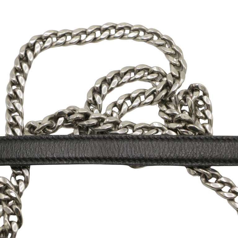 Prada Black Leather Diagramme Crossbody Bag