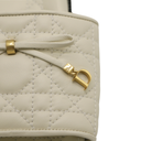 Christian Dior Cannage Slide White Quilted Cannage Lambskin Size 38