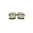Christian Dior Cannage Slide White Quilted Cannage Lambskin Size 37