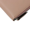 Gucci Bi-color GG Marmont zip around wallet Dusty Pink 456117