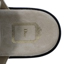 Christian Dior Médaillon Buckle Mule Trench Suede Calfskin Size 37 1/2