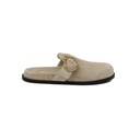 Christian Dior Médaillon Buckle Mule Trench Suede Calfskin Size 37 1/2