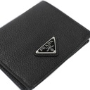 Prada Black Leather Bifold Wallet