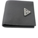 Prada Black Leather Bifold Wallet