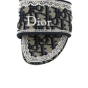 Christian Dior Dentelle Heeled Slide Size 37 1/2