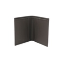 Prada Saffiano Triangle Logo Bifold Grey Wallet