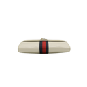 Gucci Rajah Leather Web Pouch In Beige 576538
