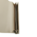 Gucci Rajah Leather Web Pouch In Beige 576538