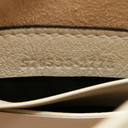 Gucci Rajah Leather Web Pouch In Beige 576538