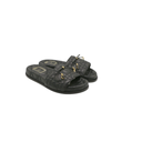 Christian Dior Cannage Slide Black Quilted Cannage Lambskin Size 36