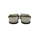 Christian Dior Cannage Slide White Quilted Cannage Lambskin Size 38