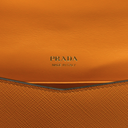 Prada Mini Saffiano Leather Crossbody Bag Orange