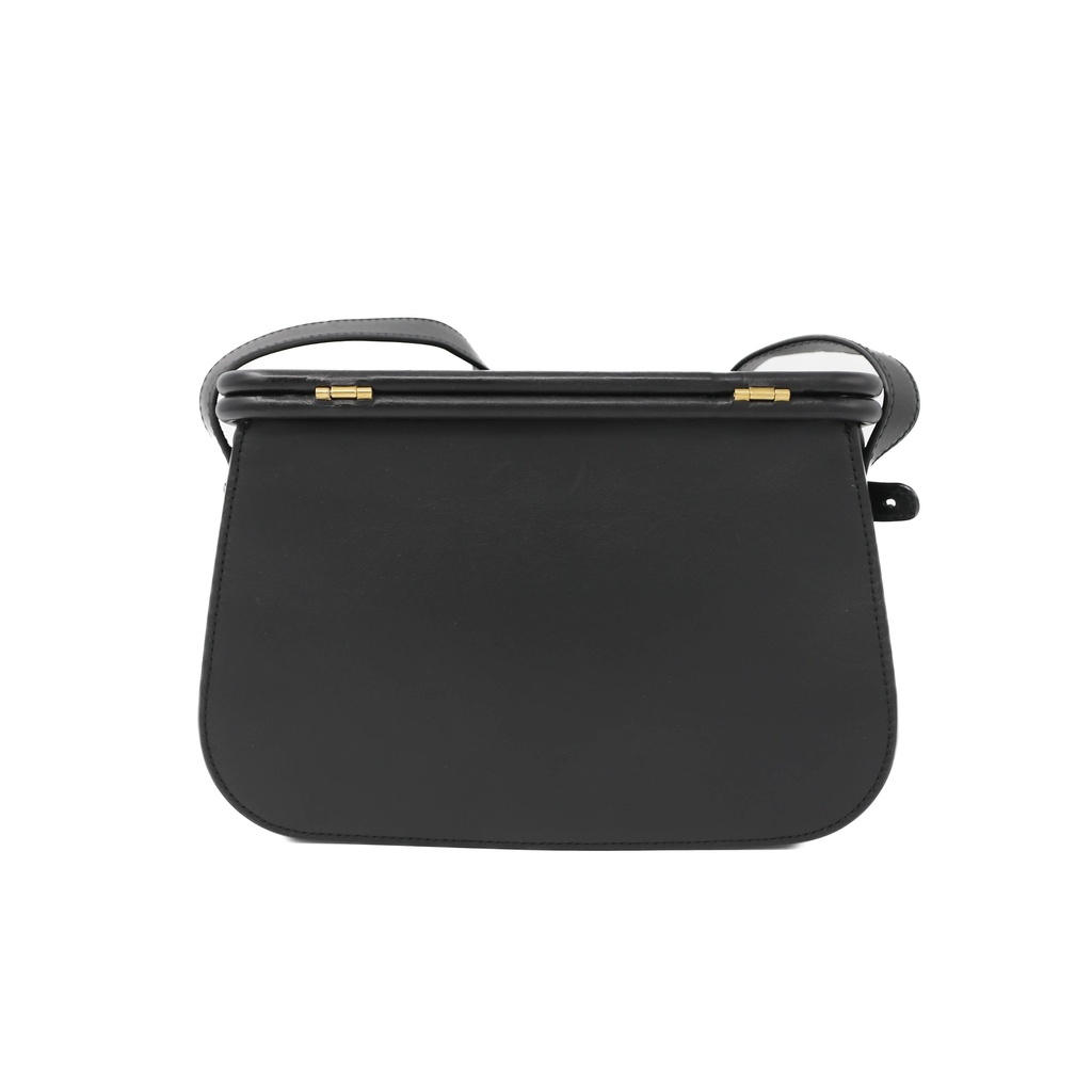 Gucci GG Logo Clasp Belt Bag Black