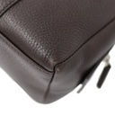 Gucci Dark Brown Pebbled Leather Cosmetic Pouch