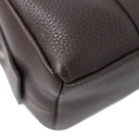 Gucci Dark Brown Pebbled Leather Cosmetic Pouch