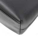Gucci Black Leather GG Charm Tote Bag