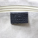 Gucci Black Leather GG Charm Tote Bag