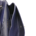 Chanel Classic Double Flap Caviar Small Blue Bag