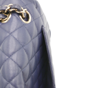 Chanel Classic Double Flap Caviar Small Blue Bag