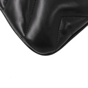 Gucci GG Marmont Black Chevron Leather Clutch