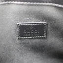 Gucci GG Marmont Black Chevron Leather Clutch