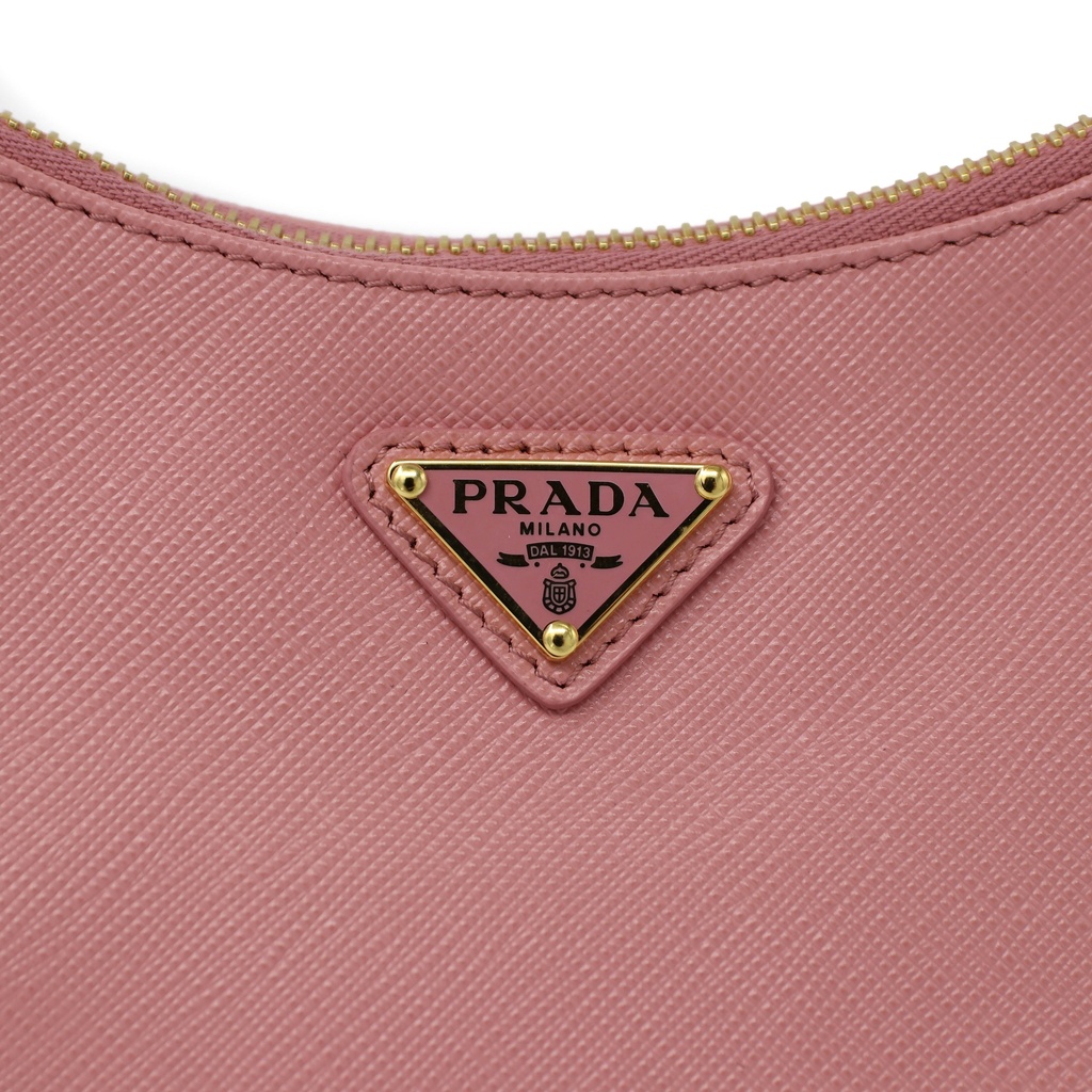 Prada Saffiano Re-Edition Shoulder Bag Pink