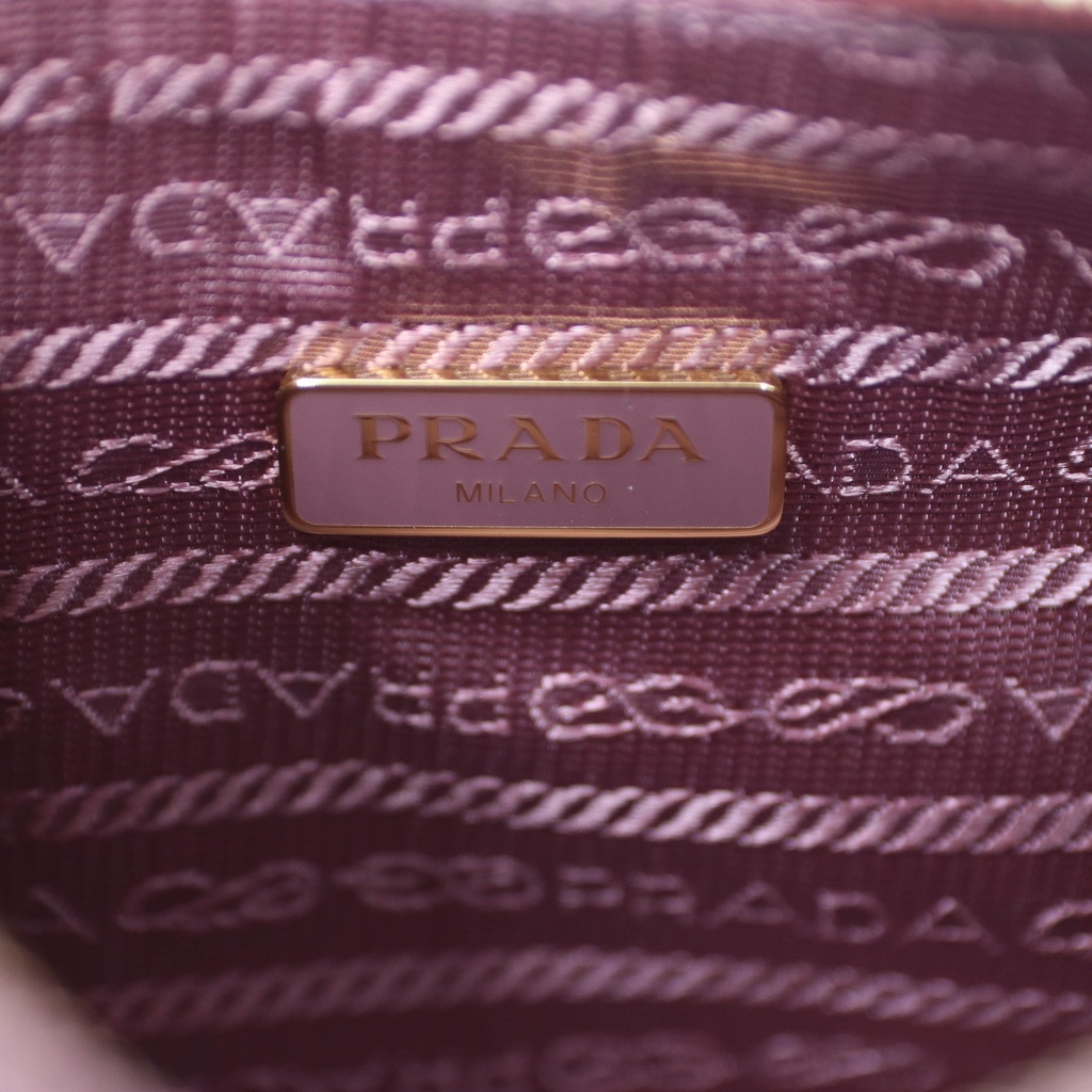 Prada Saffiano Re-Edition Shoulder Bag Pink