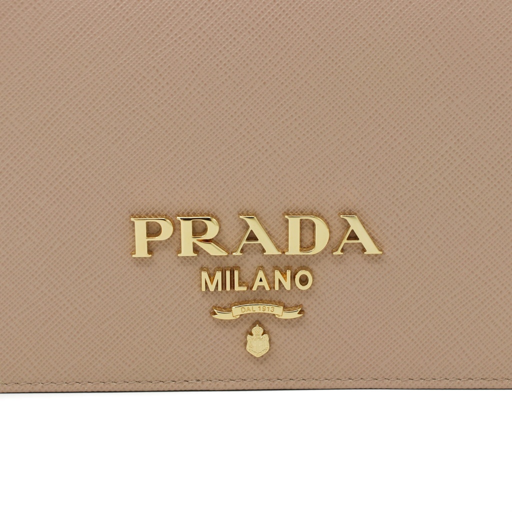 Prada Saffiano Leather Mini Bag Beige