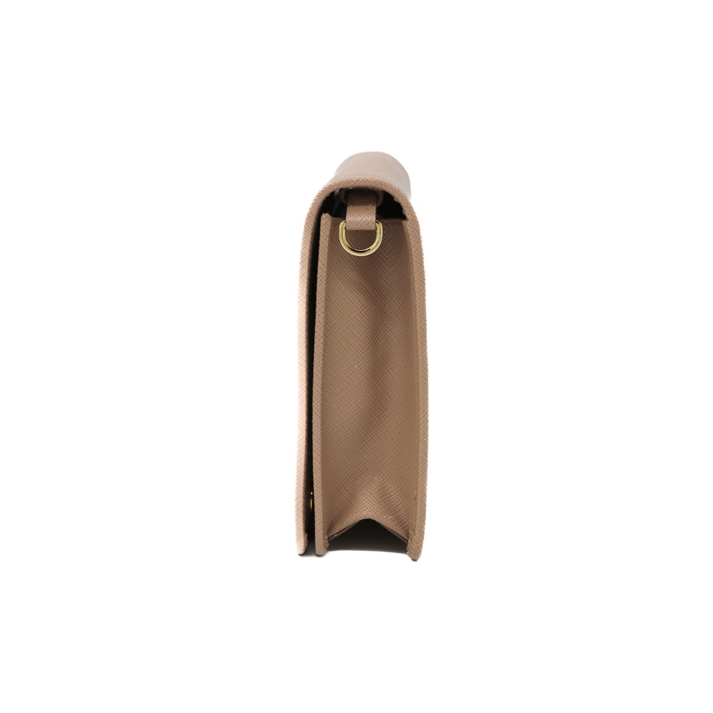 Prada Saffiano Leather Mini Bag Beige