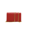 Yves Saint Laurent Cassandre Wallet on Chain Red