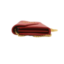 Yves Saint Laurent Cassandre Wallet on Chain Red