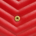 Yves Saint Laurent Cassandre Wallet on Chain Red