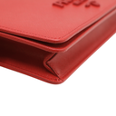 Prada Red Saffiano Leather Wallet on Chain