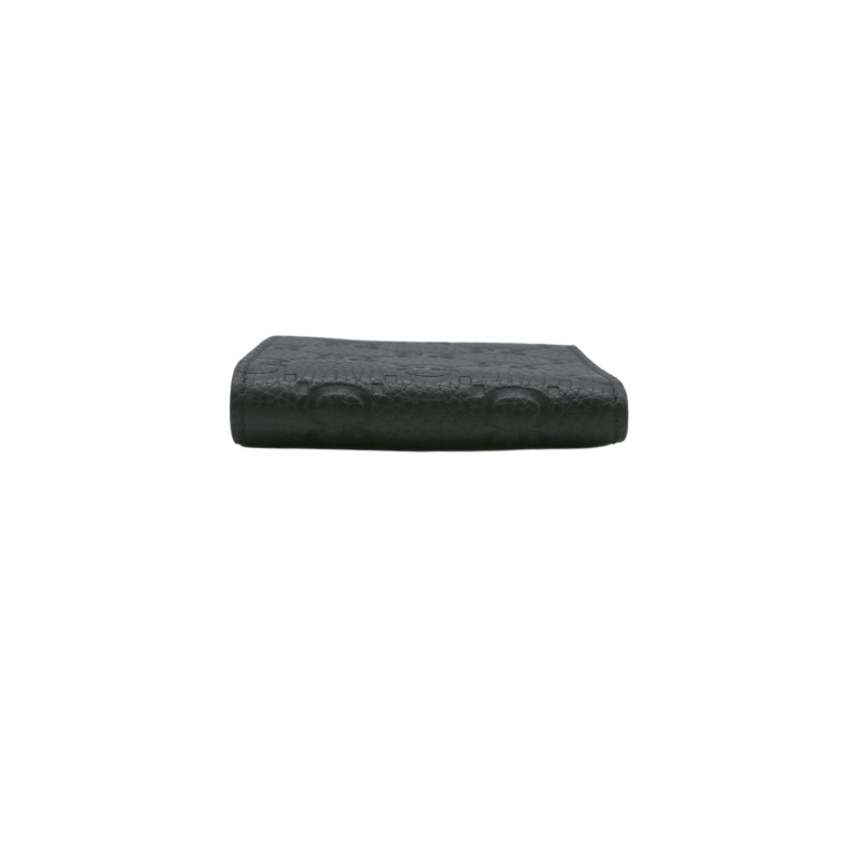 Gucci GG Embossed Leather Black Wallet 835001