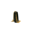 Yves Saint Laurent Kate Croc Embossed Black Leather Bag