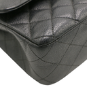 Chanel Medium Double Flap Caviar Black
