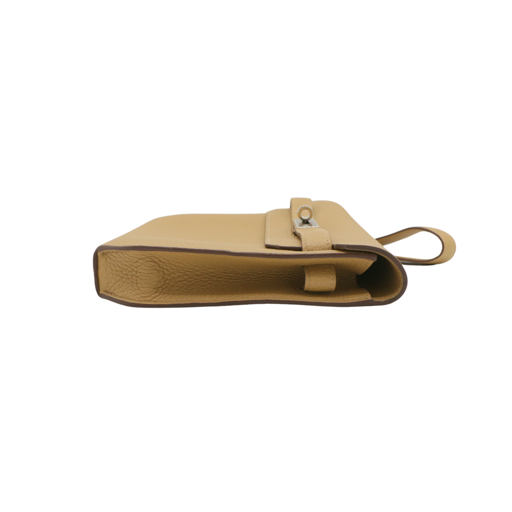 Hermes Togo Kelly Depeches 25 Pouch Biscuit
