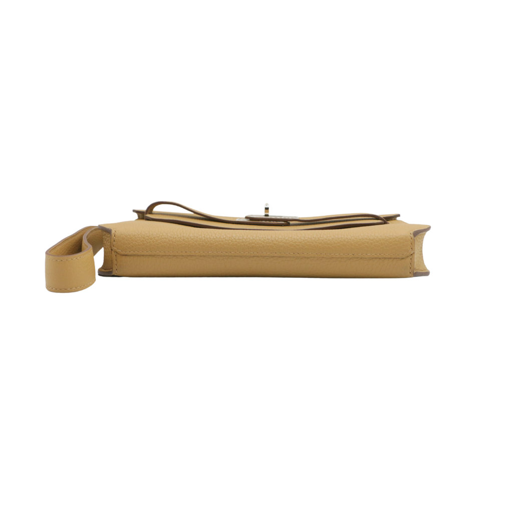 Hermes Togo Kelly Depeches 25 Pouch Biscuit