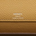 Hermes Togo Kelly Depeches 25 Pouch Biscuit