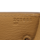 Hermes Togo Kelly Depeches 25 Pouch Biscuit